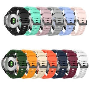 Bracelets en silicone de 20 mm pour <span class=keywords><strong>Garmin</strong></span> Fenix 6 6S 6X Pro 5 Plus Forerunner <span class=keywords><strong>935</strong></span> 945 3 HR, libération rapide, <span class=keywords><strong>bracelet</strong></span> de montre facile à poser - Product Image 1