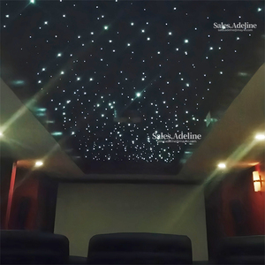 <span class=keywords><strong>Kit</strong></span> de techo de estrella de fibra óptica de 4x4M 50W RGBW Twinkle Starlight Star Sky APP Control para el techo del dormitorio del hogar - Product Image 1