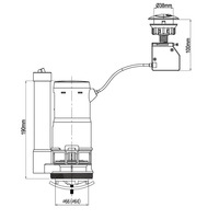 Desain baru fitting Flush ganda untuk Toilet Silent katup pengisi tombol tangki FUJ paket kamar mandi fitur bahan tangan air A