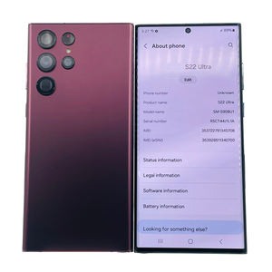 Smartphone <span class=keywords><strong>S22</strong></span> <span class=keywords><strong>Ultra</strong></span> 5G d'occasion de haute qualité, version américaine, <span class=keywords><strong>12</strong></span> Go de <span class=keywords><strong>RAM</strong></span>, 128 Go/256 Go/512 Go/1 To de stockage, écran AMOLED de qualité A+ - Product Image 4