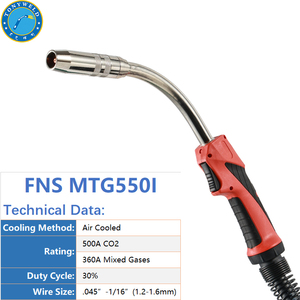 للبيع بالجملة مشعل لحام FNS Mig/1.2 m FSC موصل شعلة لحام غاز CO2 مبرد بالهواء من نوع MOQ fonius - Product Image 6