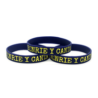 Pulseras de silicona Memo pulsera código QR pulseras personalizadas Baller bands