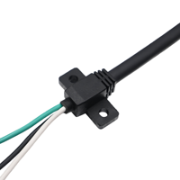 Cable de Extensión de Corriente Alterna con Enchufe de 3 Pines de Taiwán, PVC 10A, Cable de Alimentación con Núcleo de Cobre para Uso Doméstico, para Computadora