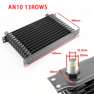 Enfriador de Aceite de Transmisión Universal de Aluminio Estilo Japonés AN10 7 10 13 15 Filas, Radiador de Sistema de Enfriamiento para Autos de Carreras Modificados - Product Image 5