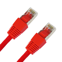 Kabel Ethernet Cat8 Premium SFTP SSTP Terproteksi Bersertifikasi CE Konduktor Tembaga Murni untuk Data Kecepatan Tinggi 40Gbps 2000MHz