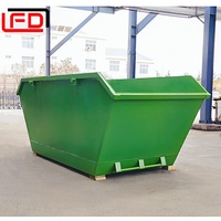 Benne à ordures de 8 verges pour le traitement des déchets recyclés Benne à ordures peinte à la bombe personnalisable