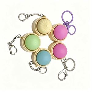 พวงกุญแจตุ๊กตาซาลาเปาจีนแบบนึ่งขนาดเล็ก ของตกแต่งกระเป๋า - Product Image 2