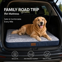 Matelas rafraîchissant en silicone pour animaux de compagnie – Confort élégant et doux pour les animaux invités en voyage