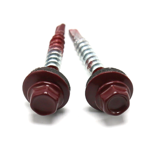 C1022 Đầu Máy Giặt Hình Lục Giác Lõm Được Sơn Màu Sắc Cứng Bằng Thép Đầu Vít <span class=keywords><strong>Tek</strong></span> Gắn Máy Giặt EPDM Vít Tự Khoan - Product Image 3