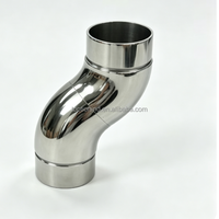 Connecteur universel réglable en acier inoxydable, joint pivotant pour main courante d'escalier, raccord pour système de garde-corps en verre