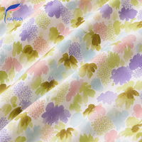 Tissu Popeline Uni 100% Coton Imprimé Numérique à Motif Floral Tissé Personnalisable à Faible MOQ pour Robe d'Été Garçon