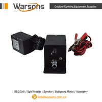 Barbecue d'extérieur Deluxe Chypre Broche en acier inoxydable avec 2 moteurs DELUXE