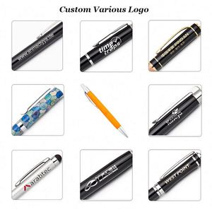 Promotion Office School Writing Metal Plastic Candy <b>Color</b> Ball Custom Brand Imprint Gift Black Ink Ballpoint <b>Pens</b> UV Printing - Product Image 4
