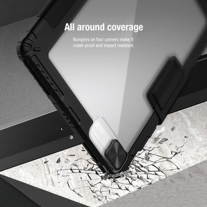 สําหรับ<span class=keywords><strong>iPad</strong></span> Air 13 2024 <span class=keywords><strong>Nillkin</strong></span>เกราะกันชนสไลด์เลนส์ดินสอFlipสมาร์ทหนังสําหรับ<span class=keywords><strong>iPad</strong></span> Pro 12.9 2020/2021/2022 - Product Image 6