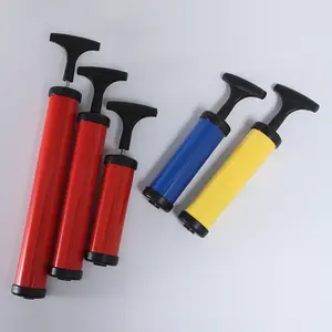 Wholesale Universal Portable Hand Air Pump Bulb Sports Ball Needle Inflator Tool Set Plastic Mini Hand Pump Set