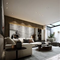 Conception d'aménagement intérieur résidentiel personnalisée avec rendu 3D de scène, solutions de décoration intérieure complètes, conception graphique et caractéristiques écologiques