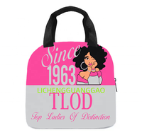 TOP LADIES of DISTINCTION TLOD Sac Isotherme Portable pour Déjeuner, Sacs de Sororité Réutilisables pour le Bureau, le Travail et les Voyages