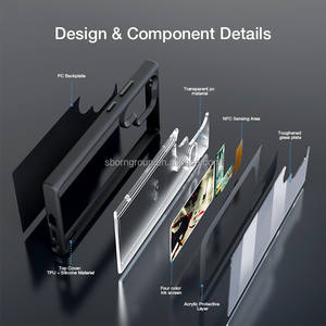 Funda inteligente de lujo DIY para Samsung Galaxy S24 S23 Ultra NFC, funda de carga de pantalla de tinta, pantalla de imagen, modelo Pro Max, función a prueba de golpes - Product Image 5