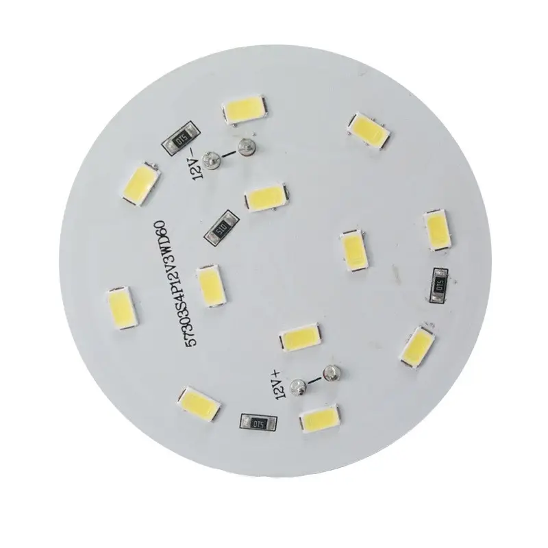 電球ライトダウンライト屋内照明用12WLED PCBボード220vドライバレスアルミニウムPCB
