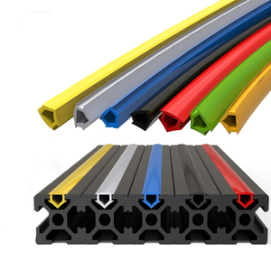 알루미늄 프로파일용 방진 8mm 10mm 6mm 슬롯 플라스틱 소프트 고무 PVC 실링 스트립 커버 씰 - Product Image 6