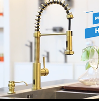 Nouveau Robinet Automatique Intelligent à Capteur Infrarouge Sans Contact 2024 avec Eau Chaude et Froide, Grande Taille, pour Salle de Bain et Cuisine