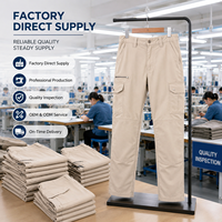 Pantalon de travail tactique multi-poches, coutures renforcées, pantalon cargo fonctionnel, broderie de logo personnalisée, uniforme du personnel