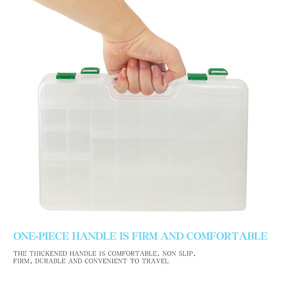 Boîte de rangement portable double face pour accessoires de pêche, leurres et appâts artificiels – Idéale pour l'exportation - Product Image 5