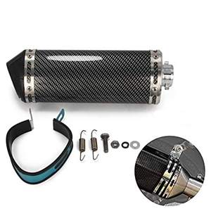 Silenciador de escape deslizable de acero inoxidable de 1.5 pulgadas para ATV, moto de cross, moto de calle, scooter, con DB Killer móvil para sistemas de carrocería de motocicleta - Product Image 5