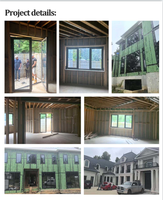 Portes coulissantes en PVC blanc de style américain CHANGYI avec stores intégrés, porte patio coulissante avec stores internes