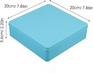 Wholesale Dessert Custom Square Tin <b>Box</b> RecyclableMetal Case With Packaging <b>Cookies</b> - Product Image 2