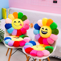 Dibujos animados creativo hogar sol Murakami flor felpa almohada cojín peluche juguete Oficina cojín sol flor almohada juguetes de peluche