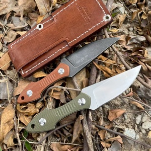 GiantMouse GMF3 Outdoor EDC DIY Hunting Quick-Change Blade Knife 8Cr13MoV 4.0 มม.หนา G10 ไฟเบอร์ด้ามจับป้องกันตัวเองกันลื่น - Product Image 3