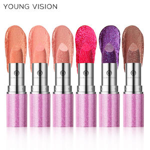 Venta al por mayor JOVEN VISION Chameleon 6 colores Sparkling Glitter Lipstick Multiusos Pearlescent Lip Gloss Eyeshadow - Product Image 2