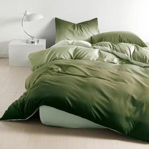 ปลอกผ้านวมลายไล่สีเรียบง่าย สไตล์โมเดิร์น ปั๊มลายทอง 100% โพลีเอสเตอร์ ซักได้ เหมาะสำหรับใช้ในบ้านและโรงแรม ขายดีข้ามประเทศ ปรับแต่งได้ - Product Image 4