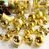 Boules de Noël 2026 écologiques non toxiques, réfléchissantes, brillantes, pigmentées or, argent, rouge, vert, bleu, fabriquées en usine