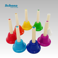 Octave Hand Bell Chime Metal Orff Percussion Toy Kindergarten Early Education Musical Teaching Aid for Music Class