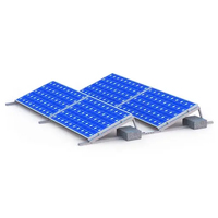 Corigy Supports de montage de panneaux solaires lestés à toit plat Système de rayonnage solaire hors réseau