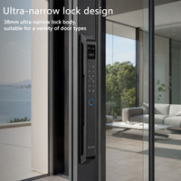 Orbita Smart Home Essential 3D Gezichtsherkenning Slimme Deurvergrendeling WiFi Tuya Vingerafdruk RFID Kaart Aluminium Deur Geheugenkaart