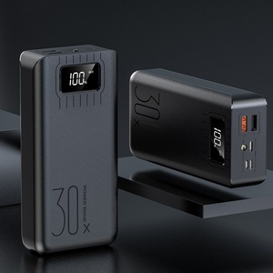 พาวเวอร์แบงค์กลางแจ้ง 30000 มิลลิแอมป์ พร้อมหน้าจอ LED ชาร์จเร็วแบบ Dual PD 18W  ความจุ 30000 มิลลิแอมป์ พร้อมไฟฉาย - Product Image 3