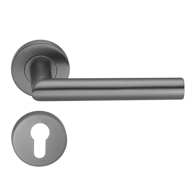 Stainless Steel Full Sizes Modern Door Handle Interior Door Knob and Handle for Bathroom Doors