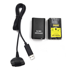 Chargeur de <span class=keywords><strong>batterie</strong></span> <span class=keywords><strong>rechargeable</strong></span> 3 en 1 pour <span class=keywords><strong>manette</strong></span> <span class=keywords><strong>Xbox</strong></span> <span class=keywords><strong>360</strong></span>, <span class=keywords><strong>batterie</strong></span> pour <span class=keywords><strong>Xbox</strong></span> <span class=keywords><strong>360</strong></span>, kit de charge 4800 mAh - Product Image 4