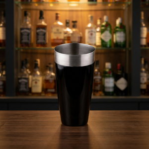 Acier MÉTAL Noir Couleur Gobelet à eau Partie de Boson Shaker pour Campagne Cocktail Bière VERRE À BIÈRE BROSSÉ ACIER INOXYDABLE - Product Image 1