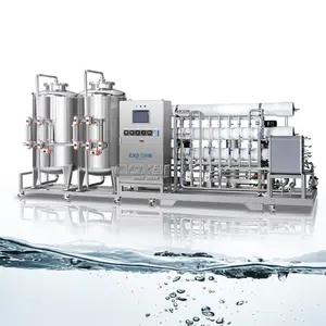 Machine de purification d'eau par osmose inverse en acier inoxydable CYJX Système de filtration d'eau par osmose inverse de qualité alimentaire pour le traitement de l'eau pure