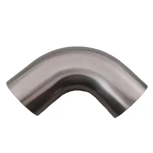 Factory Supplier stainless steel elbow 90 deg for sanitary food beverage pipeline