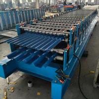 Máquina Perfiladora de Lámina Metálica Corrugada de Doble Capa y Tejas Trapezoidales IBR Sudafricana