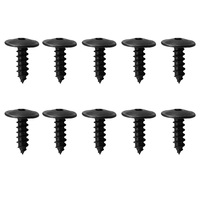 Tornillos de acero con óxido negro para carrocería de automóvil, guardabarros, parachoques, revestimiento interior del arco de rueda, protector contra salpicaduras, tornillo para cubierta del motor, Clase 8.8