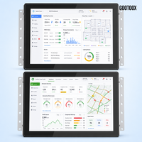 Terminal Android Todo en Uno Empotrable de 7/10.1/15.6/21.5 Pulgadas RK3562 RK3568 para Control de Máquinas en Talleres y Control de Acceso a Puertas