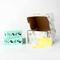 Étui de rangement pour lunettes de soleil tendance, boîte et sac pour lunettes de soleil, ensemble complet d'emballage pour lunettes