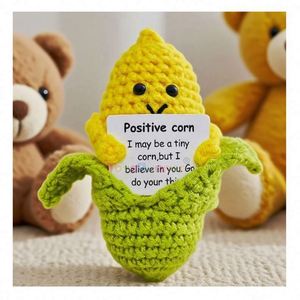 Creative Handmade Crochet Animals Toy Positive Emotional <b>Doll</b> for Stress Relief PP Wholesale Parties CE Certified Ages 0+ - Product Image 5