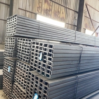 Profilés en acier au carbone en forme de C 100x50, profilés en acier en forme de U avec surface galvanisée pour la construction de systèmes de drainage